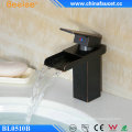 Beelee Einhand-Retro Waschbecken Schwarz Becken Wasserhahn